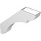 Ekena Millwork 6-in. W x 32-in. D x 32-in. H Olympic Architectural Grade PVC Knee Brace BRCP06X32X32OLY - alternate 4